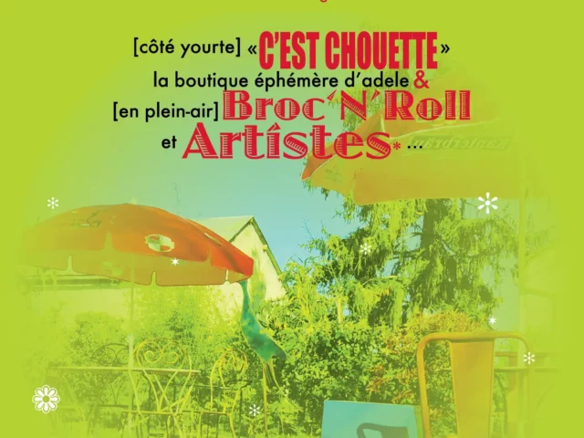 19 JUILLET 2026 | Marché de l&rsquo;Art, Artisanat d&rsquo;Art & Broc&rsquo;N&rsquo;Roll | Boutique ADELE